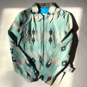 NWT Peacock Style Suede Jacket